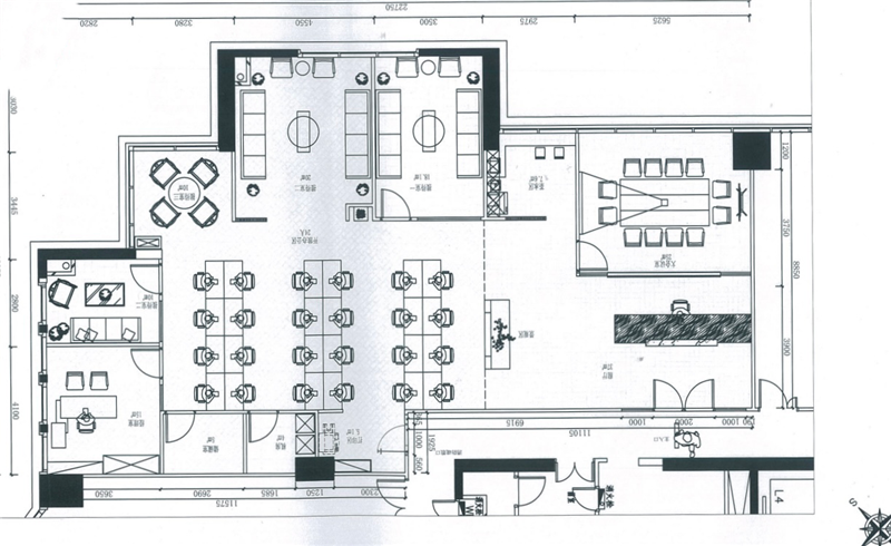 远洋商业大厦出租354平带装修家居的办公室